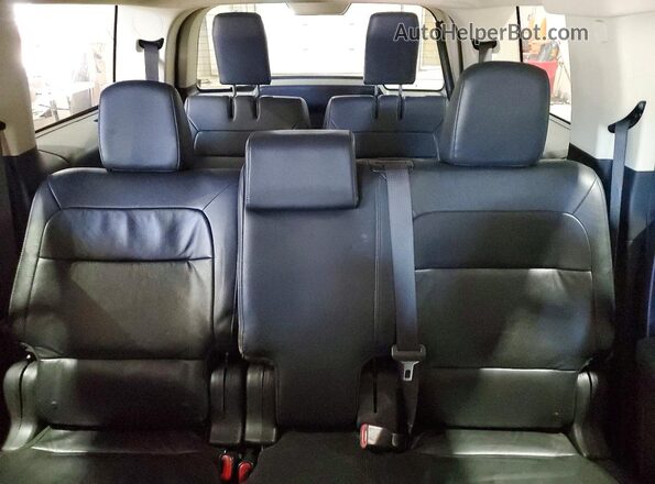 2FMHK6C89KBA07155 2019 FORD FLEX Charcoal უკანა სავარძლების ხედი
