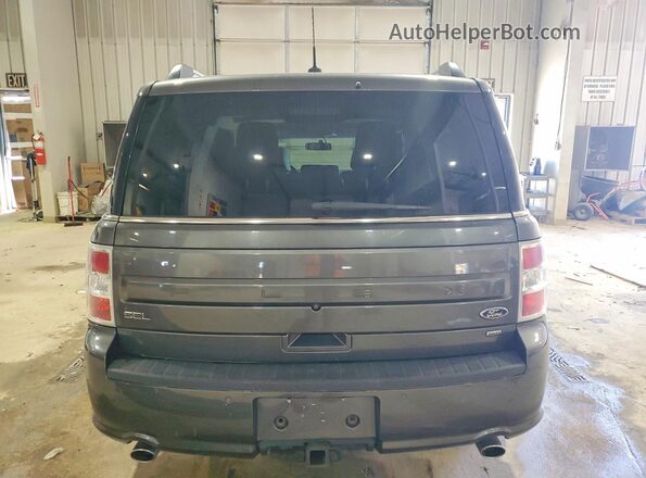 2FMHK6C89KBA07155 2019 FORD FLEX Charcoal უკანა ხედი