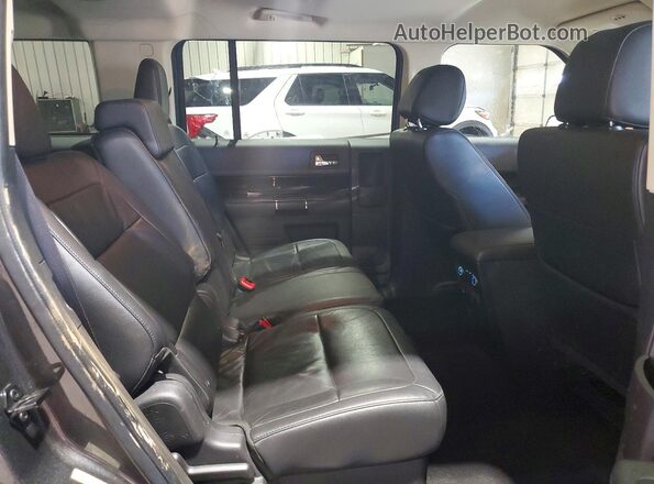 2FMHK6C89KBA07155 2019 FORD FLEX Charcoal უკანა სალონის ხედი