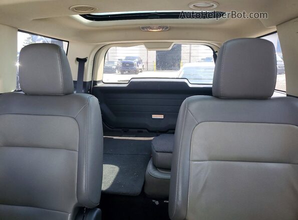 2FMHK6C8XKBA15961 2019 FORD FLEX White უკანა სავარძლების ხედი
