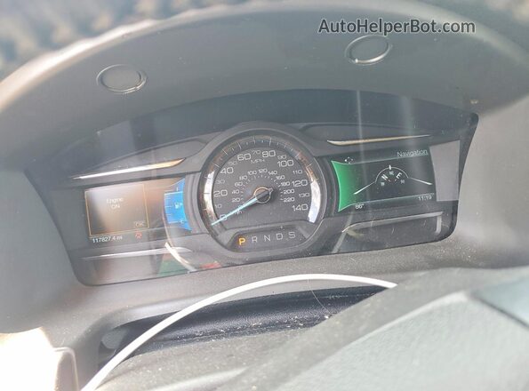 2FMHK6C8XKBA15961 2019 FORD FLEX White ხელსაწყოთა პანელის ხედი