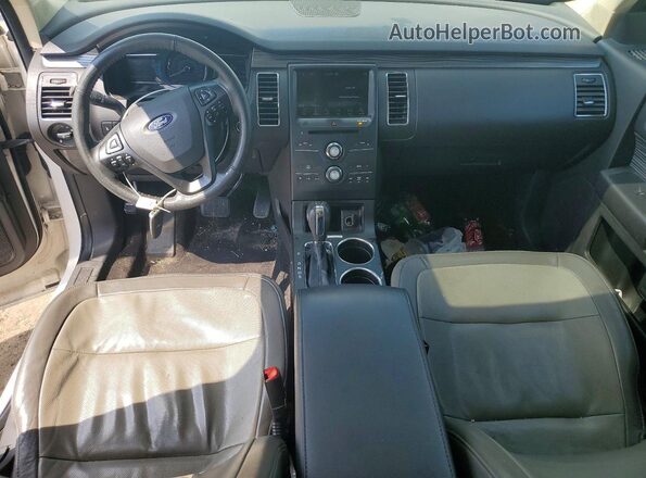 2FMHK6C8XKBA15961 2019 FORD FLEX White წინა პანელის ხედი