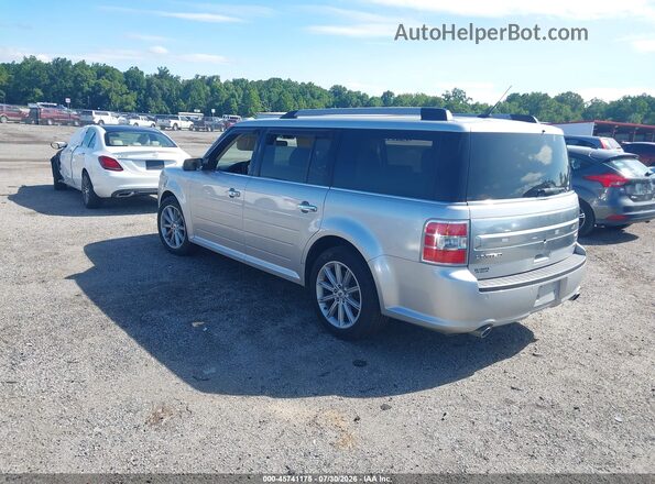 2FMHK6D80HBA11912 2017 FORD FLEX Silver Trasero izquierdo