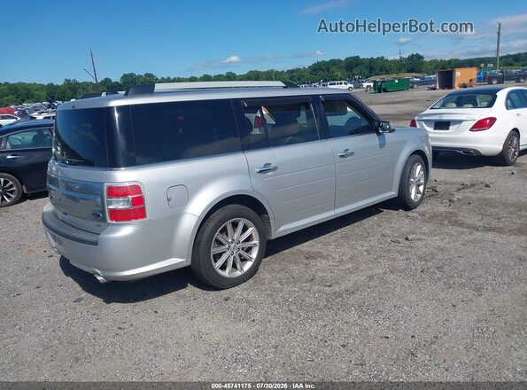 2FMHK6D80HBA11912 2017 FORD FLEX Silver Trasero derecho