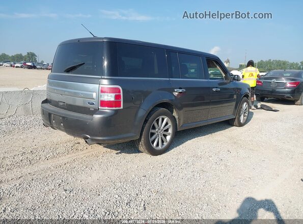2FMHK6D80JBA02603 2018 FORD FLEX Gray Trasero derecho
