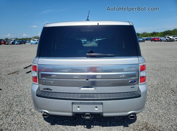 2FMHK6D80JBA12340 2018 FORD FLEX Серебряный Вид сзади