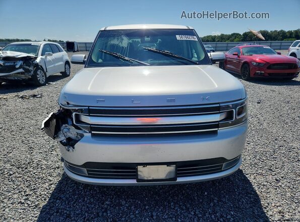 2FMHK6D80JBA12340 2018 FORD FLEX Серебряный Вид спереди