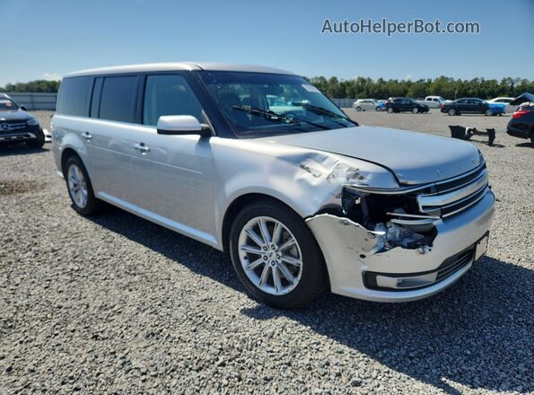 2FMHK6D80JBA12340 2018 FORD FLEX Серебряный Передняя правая четверть