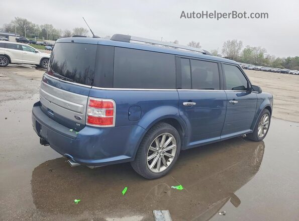 2FMHK6D80KBA02232 2019 FORD FLEX Blue Հետևի աջ