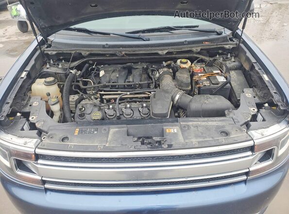 2FMHK6D80KBA02232 2019 FORD FLEX Blue Սալոնի հետևի տեսք