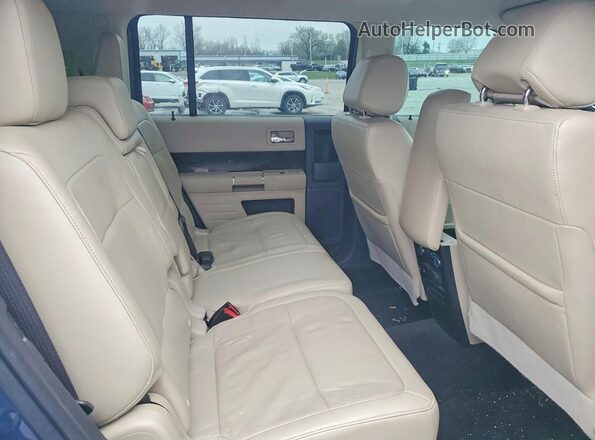 2FMHK6D80KBA02232 2019 FORD FLEX Blue Հետևի նստատեղերի տեսք