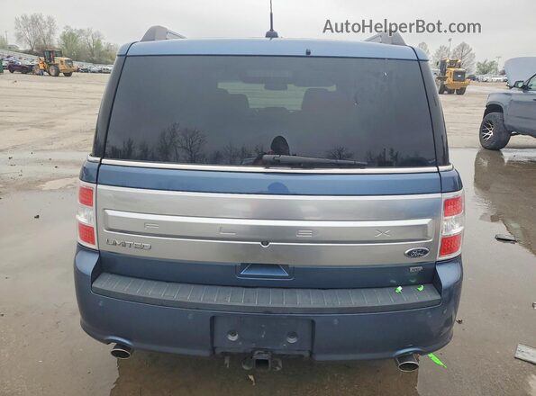 2FMHK6D80KBA02232 2019 FORD FLEX Blue Հետևի տեսք