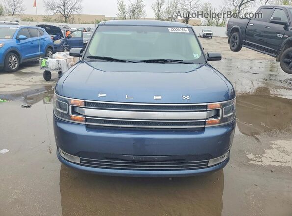 2FMHK6D80KBA02232 2019 FORD FLEX Blue Դիմացի տեսք