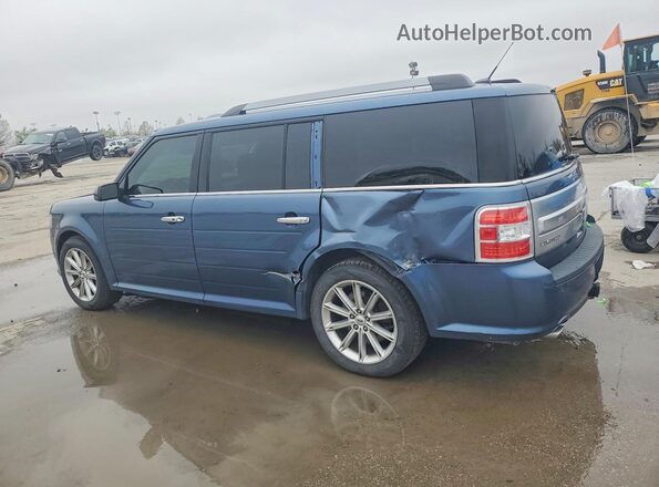 2FMHK6D80KBA02232 2019 FORD FLEX Blue Հետևի ձախ