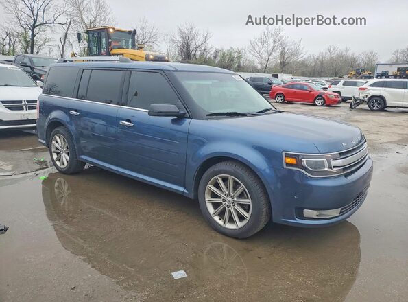 2FMHK6D80KBA02232 2019 FORD FLEX Blue Առջևի աջ