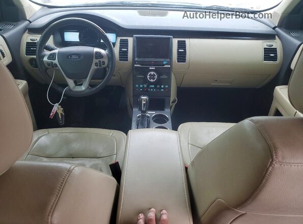 2FMHK6D80KBA02232 2019 FORD FLEX Blue Առջևի վահանակի տեսք