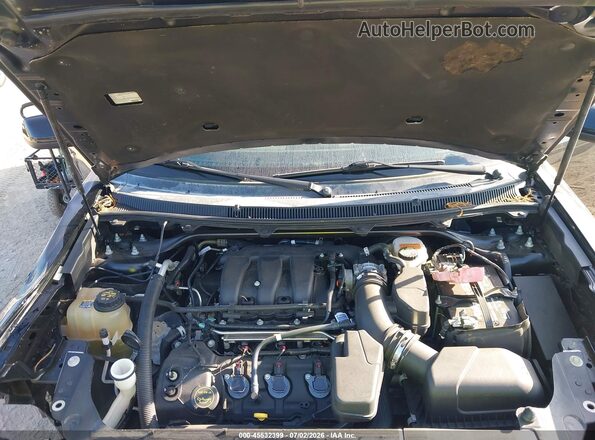 2FMHK6D82GBA03292 2016 FORD FLEX Black Вид ззаду