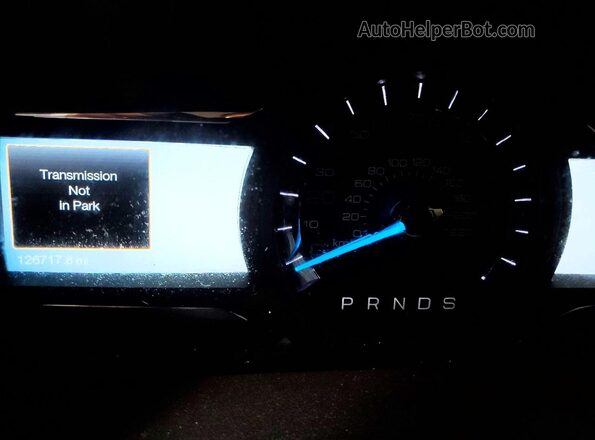 2FMHK6D82JBA12419 2018 FORD FLEX White Instrument cluster view
