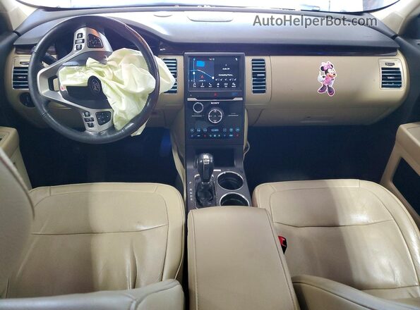 2FMHK6D82JBA12419 2018 FORD FLEX White Dashboard view