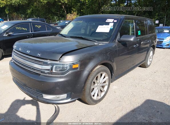 2FMHK6D82KBA05844 2019 FORD FLEX Gray Przód lewy