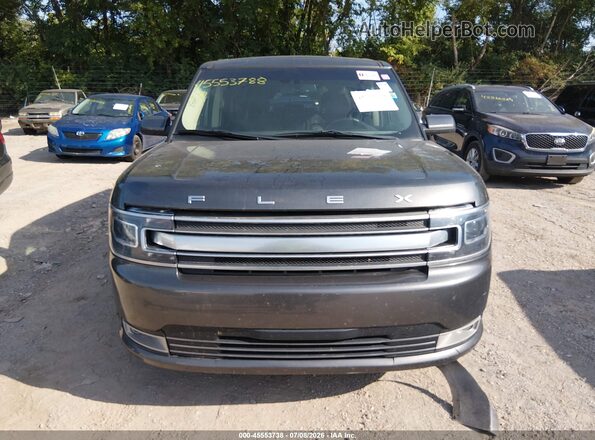 2FMHK6D82KBA05844 2019 FORD FLEX Gray Widok wnętrza z tyłu