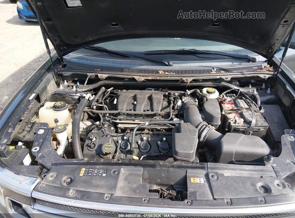 2FMHK6D82KBA05844 2019 FORD FLEX Gray Widok z tyłu