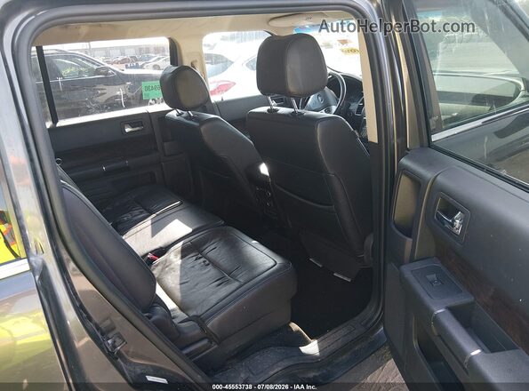 2FMHK6D82KBA05844 2019 FORD FLEX Gray Widok naklejki z numerem VIN
