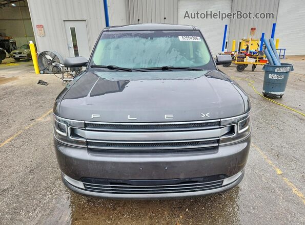 2FMHK6D83KBA36326 2019 FORD FLEX Gray Widok z przodu
