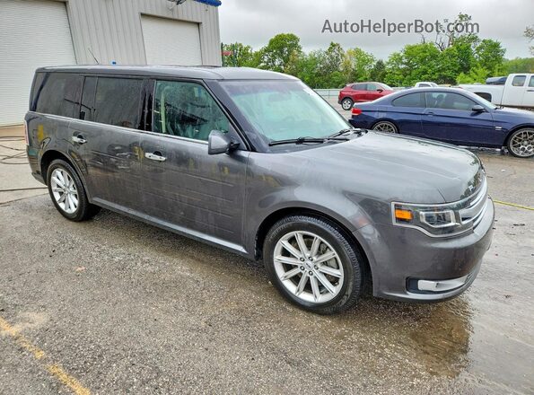 2FMHK6D83KBA36326 2019 FORD FLEX Gray Przód prawy