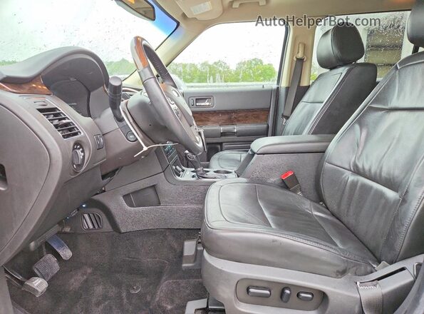 2FMHK6D83KBA36326 2019 FORD FLEX Gray Widok wnętrza z przodu
