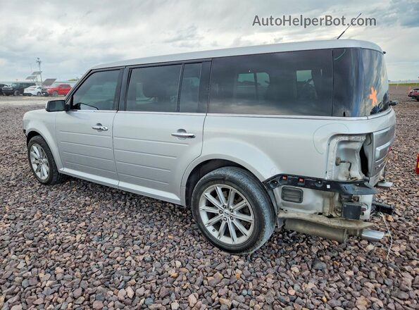 2FMHK6D84KBA35198 2019 FORD FLEX Silver Trasero izquierdo