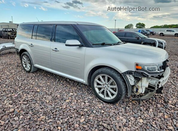 2FMHK6D84KBA35198 2019 FORD FLEX Silver Delantero derecho