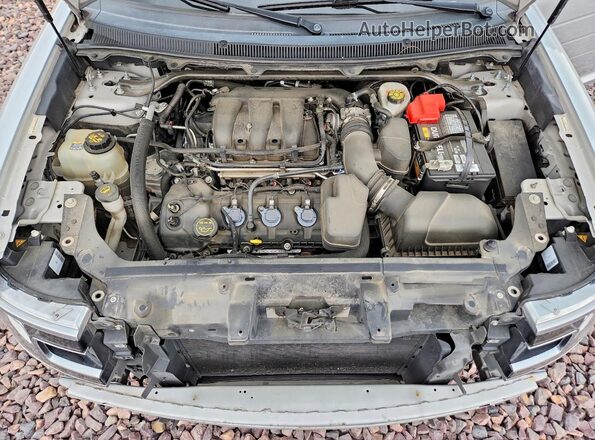 2FMHK6D84KBA35198 2019 FORD FLEX Silver Vista del compartimento del motor