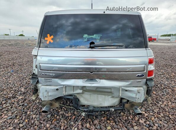 2FMHK6D84KBA35198 2019 FORD FLEX Silver Vista trasera