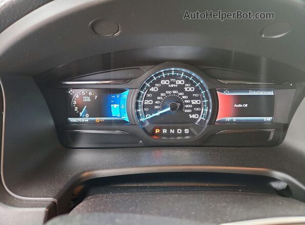 2FMHK6D84KBA35198 2019 FORD FLEX Silver Vista del cuadro de instrumentos