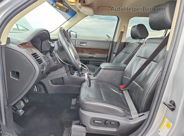 2FMHK6D84KBA35198 2019 FORD FLEX Silver Vista interior delantera