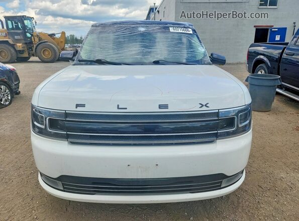 2FMHK6D85KBA05191 2019 FORD FLEX White Front view