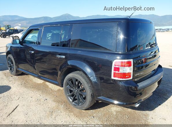 2FMHK6D85KBA19799 2019 FORD FLEX Black Trasero izquierdo