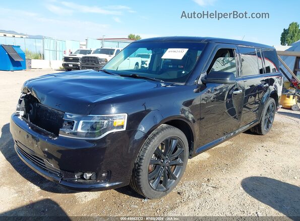 2FMHK6D85KBA19799 2019 FORD FLEX Black Vista tres cuartos delantera izquierda