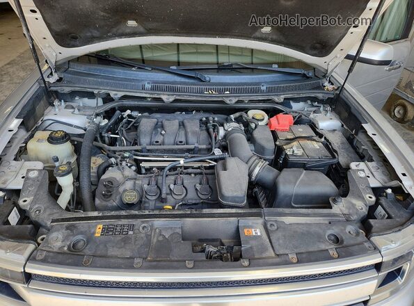 2FMHK6D86GBA03862 2016 FORD FLEX Silver Вид підкапотного простору