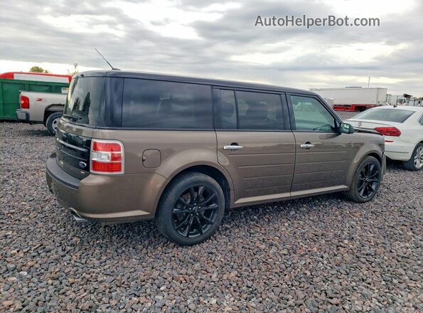 2FMHK6D86KBA21917 2019 FORD FLEX Brown Trasero derecho