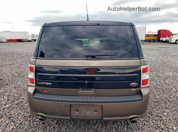 2FMHK6D86KBA21917 2019 FORD FLEX Brown Vista trasera