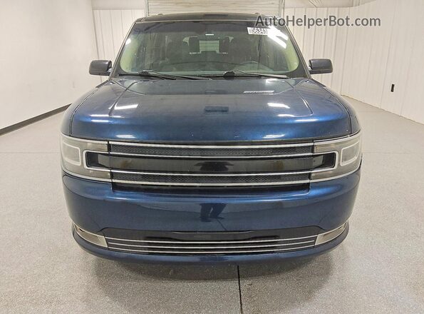 2FMHK6D87HBA06397 2017 FORD FLEX Blue Widok z przodu