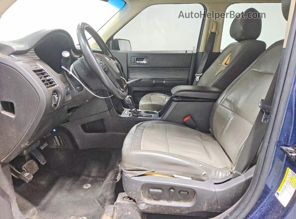 2FMHK6D87HBA06397 2017 FORD FLEX Blue Widok wnętrza z przodu