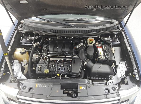 2FMHK6D87HBA06397 2017 FORD FLEX Blue 