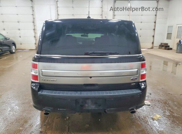 2FMHK6D87KBA20582 2019 FORD FLEX Black Вид ззаду