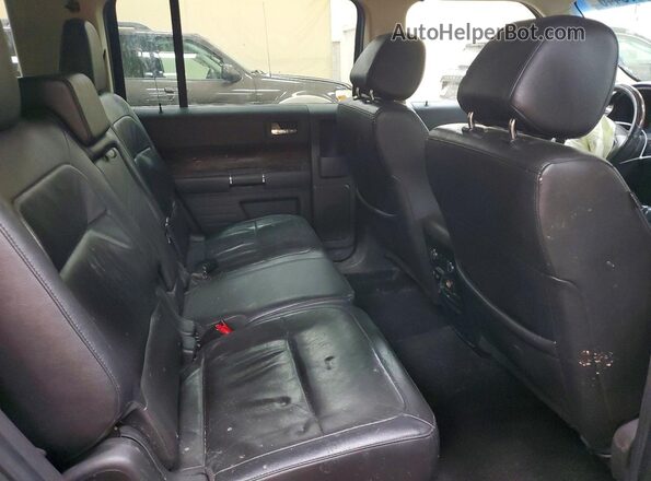 2FMHK6D87KBA20582 2019 FORD FLEX Black Вид задньої частини салону