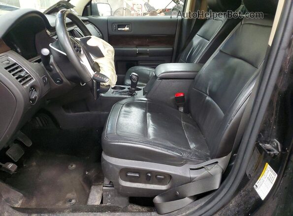 2FMHK6D87KBA20582 2019 FORD FLEX Black Вид салону спереду