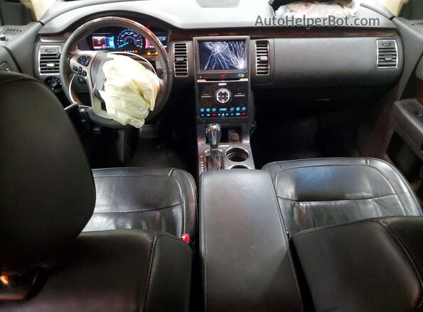 2FMHK6D87KBA20582 2019 FORD FLEX Black Вид панелі приладів