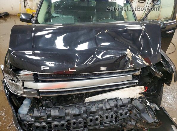 2FMHK6D87KBA20582 2019 FORD FLEX Black Вид підкапотного простору